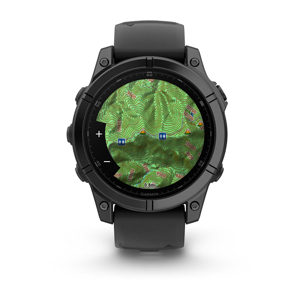 Relógio Garmin fēnix ® E Aço Cinza Ardósia e Preto