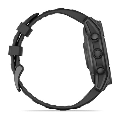 Relógio Garmin fēnix ® E Aço Cinza Ardósia e Preto