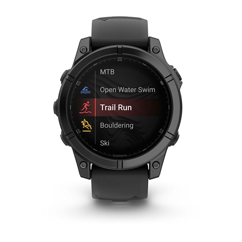 Relógio Garmin fēnix ® E Aço Cinza Ardósia e Preto