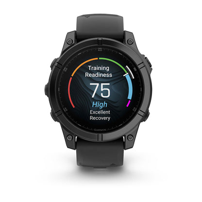 Relógio Garmin fēnix ® E Aço Cinza Ardósia e Preto