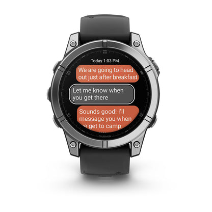 Relógio Garmin fēnix ® E Aço Inoxidável e Preto