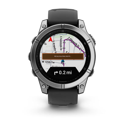 Relógio Garmin fēnix ® E Aço Inoxidável e Preto