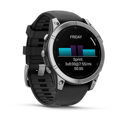 Relógio Garmin fēnix ® E Aço Inoxidável e Preto