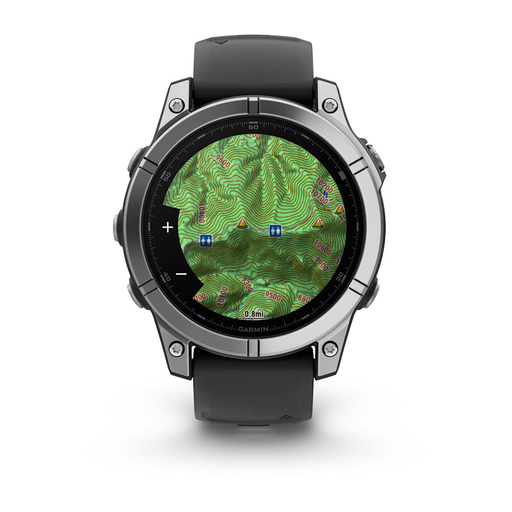 Relógio Garmin fēnix ® E Aço Inoxidável e Preto
