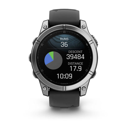 Relógio Garmin fēnix ® E Aço Inoxidável e Preto