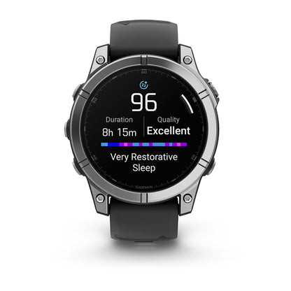Relógio Garmin fēnix ® E Aço Inoxidável e Preto