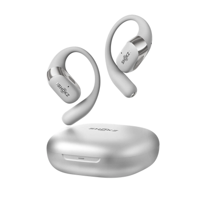 Fone de Ouvido Aberto Shokz OpenFit 2+ Cinza