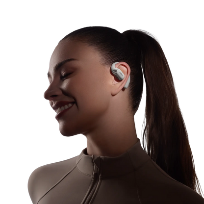 Fone de Ouvido Aberto Shokz OpenFit 2+ Cinza