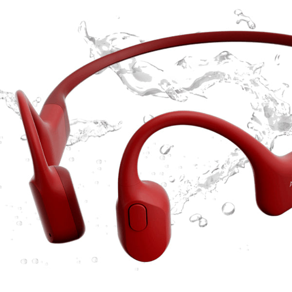Fone de Condução Óssea Shokz OpenRun Vermelho