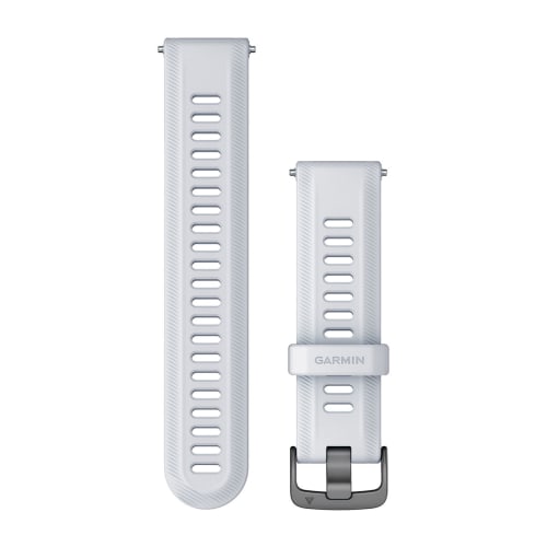 Pulseira Garmin Forerunner ® 22 mm Branco e Chumbo