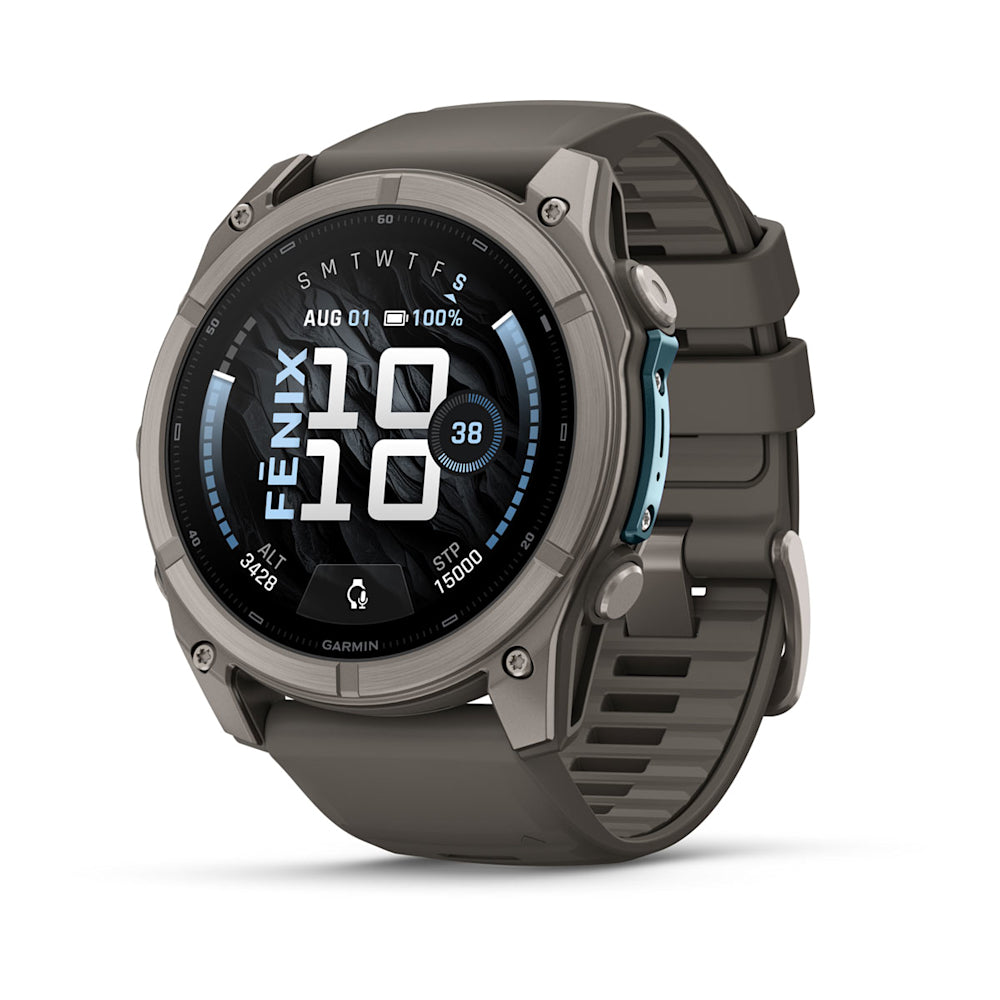 Relógio Garmin fēnix ® 9X Titânio e Cinza-claro