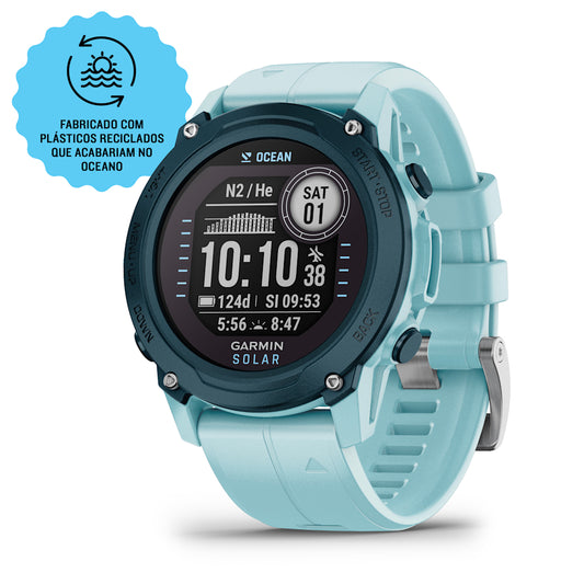 Relógio Garmin Descent ™ G1 Solar Azul (edição Oceano)