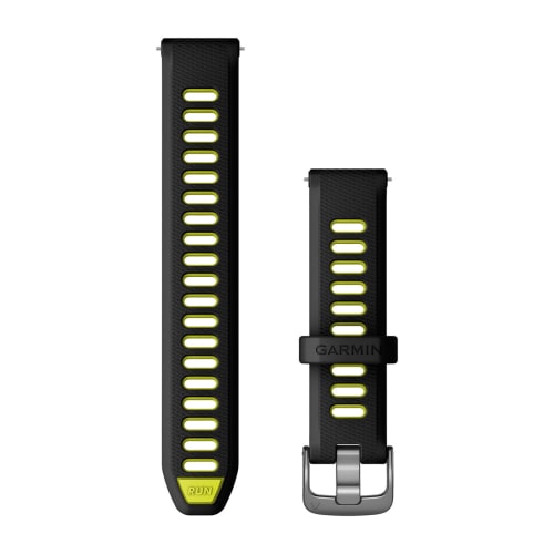 Pulseira Garmin Quick Release 18 mm Preto e Amarelo