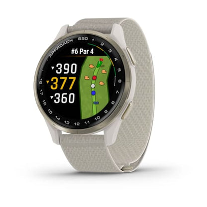 Relógio Garmin Approach ® S50 Dourado e Branco