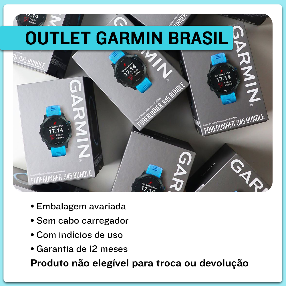 Outlet Relógio Garmin Venu 3 Preto