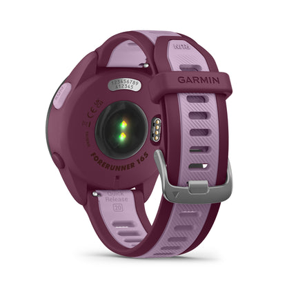Relógio Garmin Forerunner ® 165 Music Cereja e Lilás