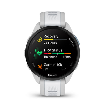 Relógio Garmin Forerunner ® 165 Music Cinza e Branco