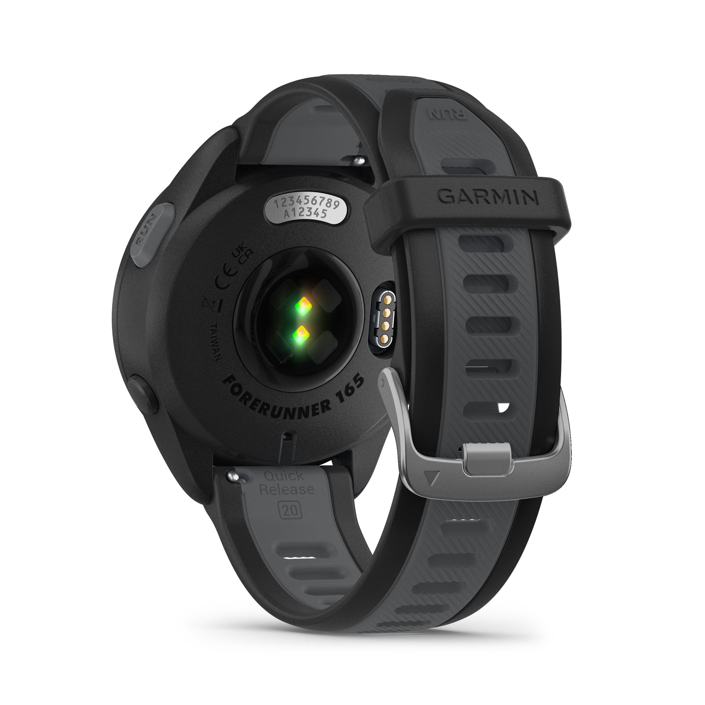 Relógio Garmin Forerunner ® 165 com Monitor Cardíaco de Pulso e