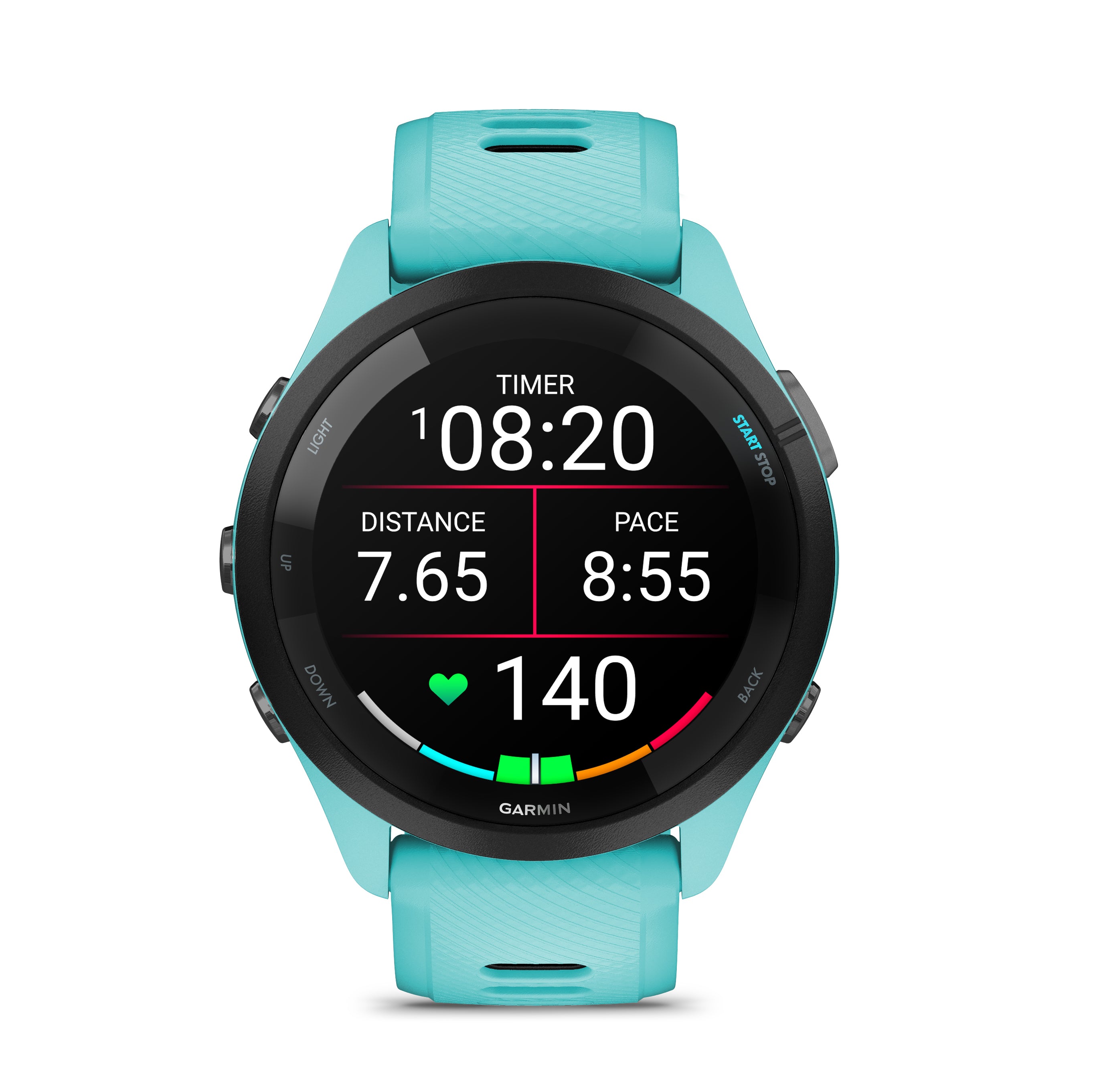 【美品】GARMIN Forerunner 265 Music Relógio Garmin Forerunner ® 265 Music com Monitor Cardíaco de