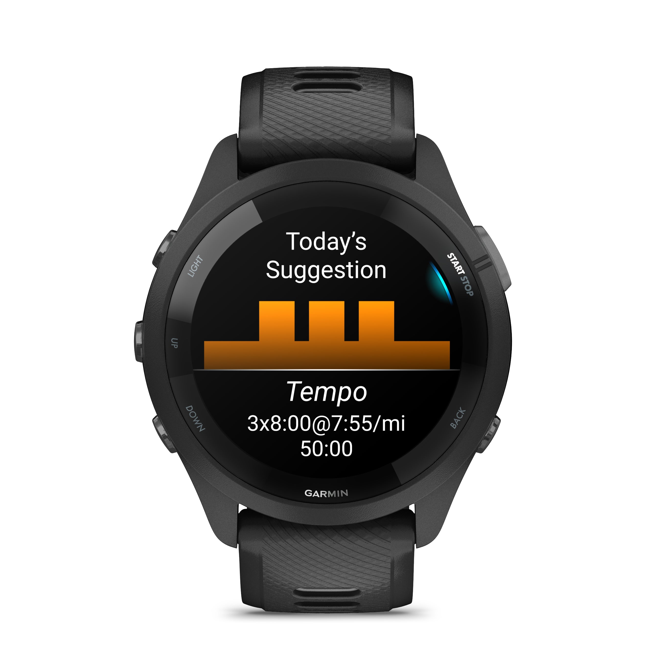 M*8様 【GARMIN】Forerunner 265 Black Relógio Garmin Forerunner ® 265 Music com Monitor Cardíaco de