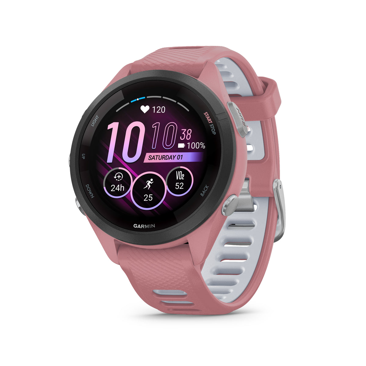 Relógio Garmin Forerunner ® 265S Music com Monitor Cardíaco de Pulso e ...