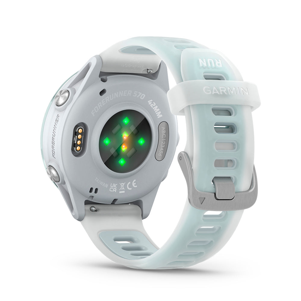 Relógio Garmin Forerunner ® 570 - 42 mm Azul Nuvem e Marfim