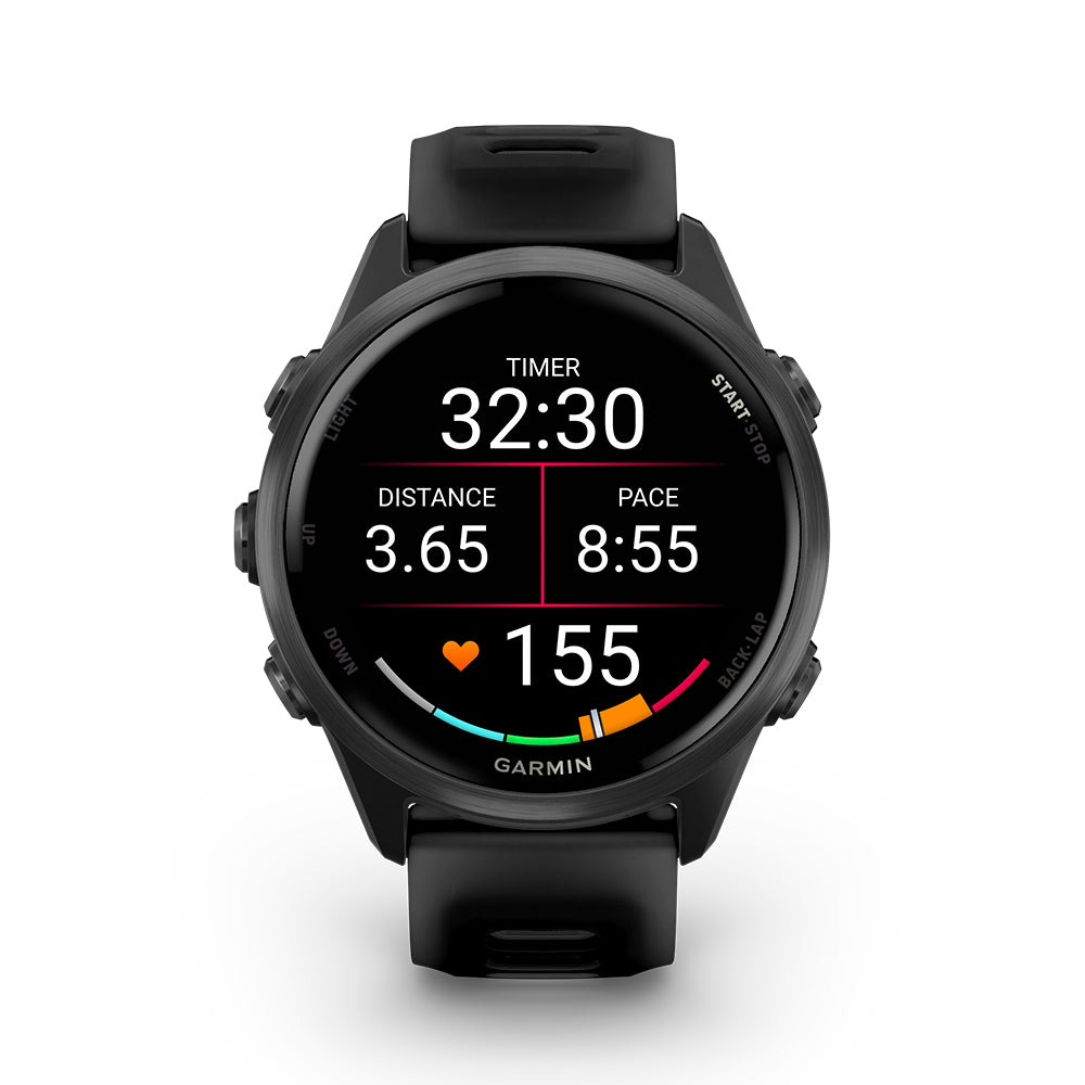Relógio Garmin Forerunner ® 570 - 42 mm Cinza Ardósia e Preto