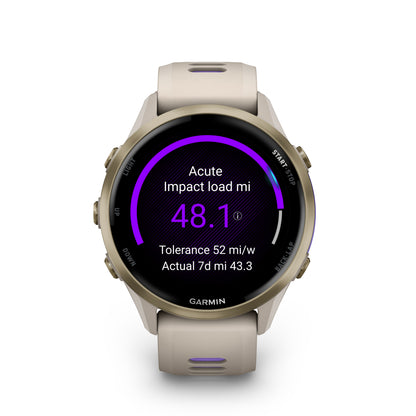 Relógio Garmin Forerunner ® 970 Titânio e Cinza Francês/Índigo