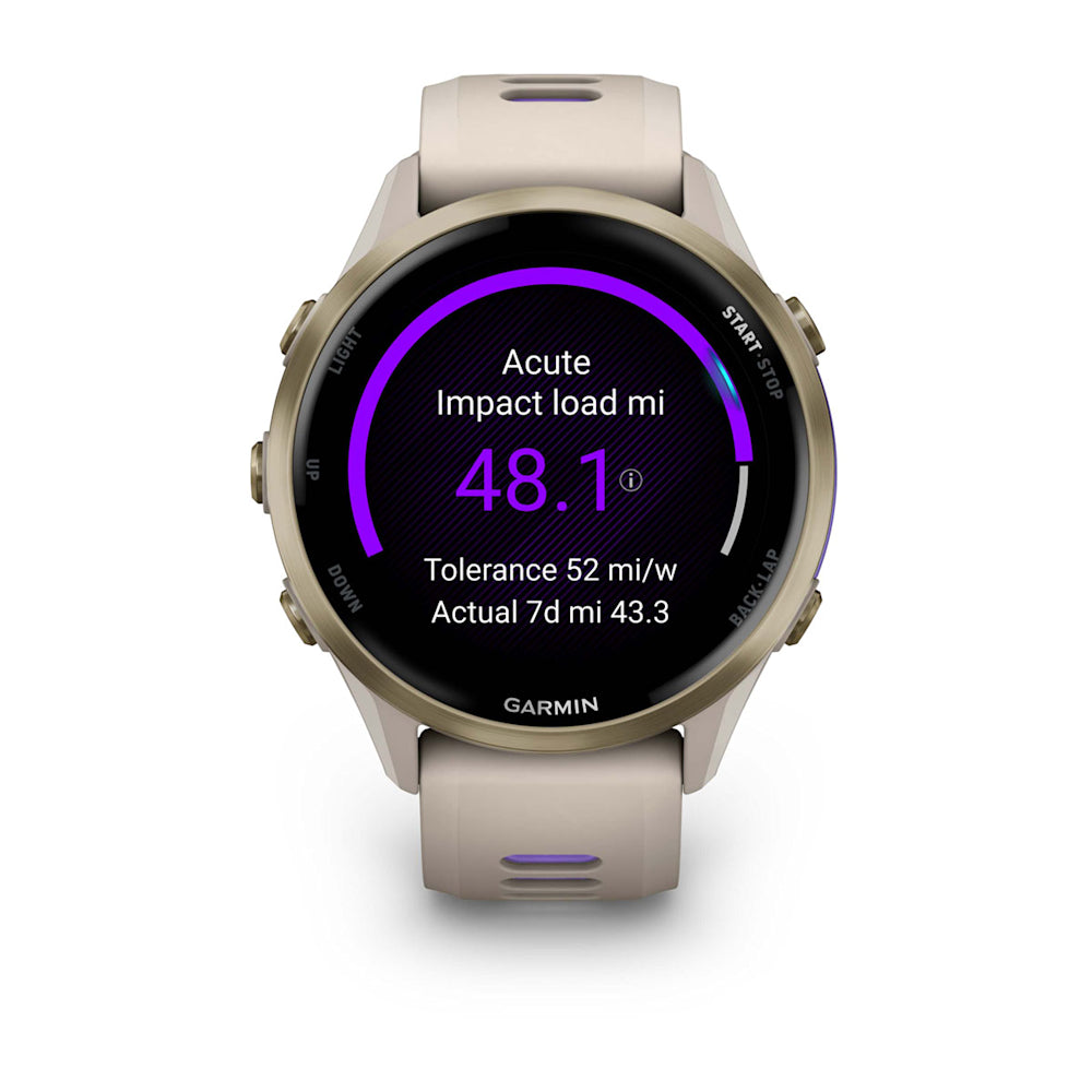 Relógio Garmin Forerunner ® 970 Titânio e Cinza Francês/Índigo