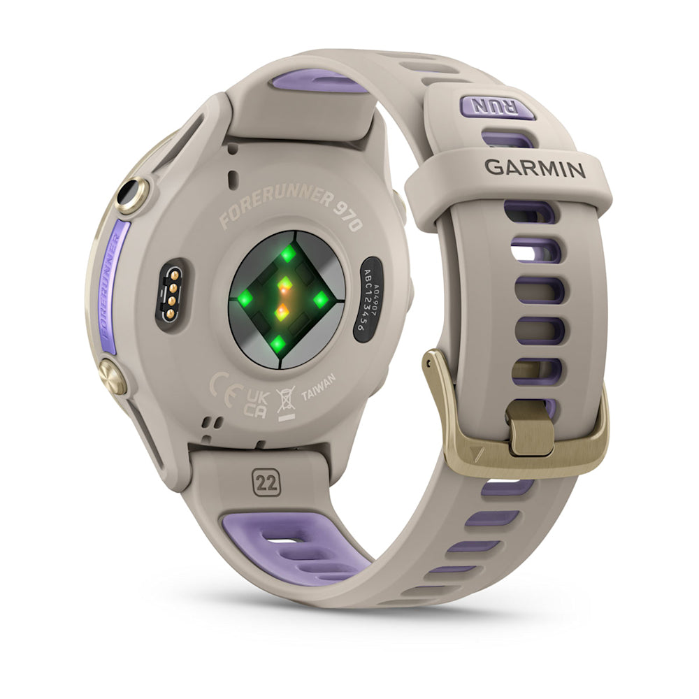 Relógio Garmin Forerunner ® 970 Titânio e Cinza Francês/Índigo