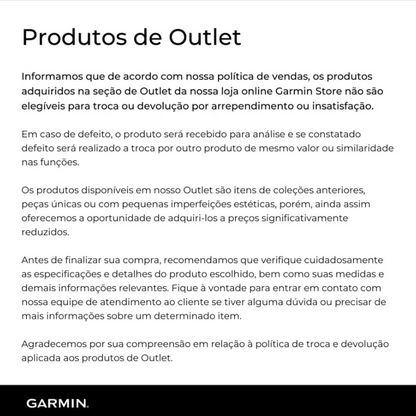 Outlet Relógio Garmin vívoactive 5 Preto