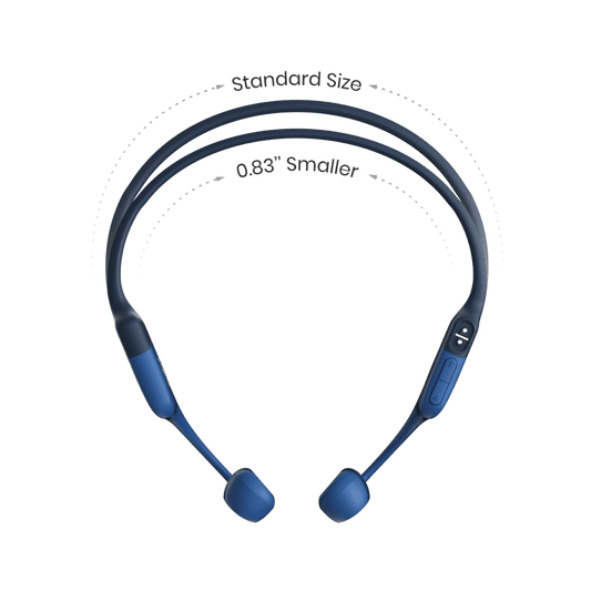 Fone de Condução Óssea Shokz OpenRun Mini Azul