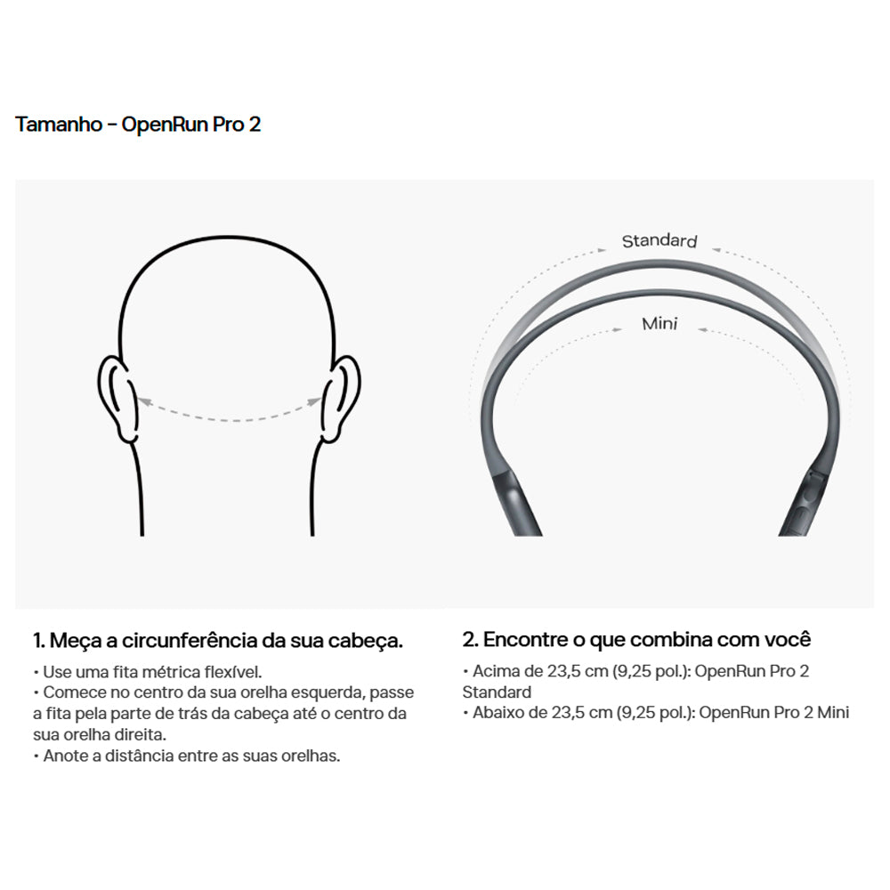 Shokz OpenRun Pro 2 Mini Preto – Garmin Brasil