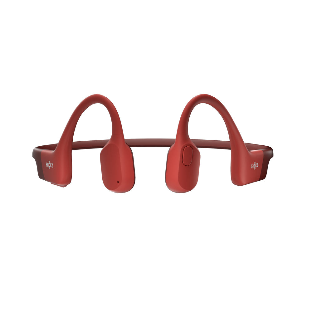 Fone de Condução Óssea Shokz OpenRun Vermelho