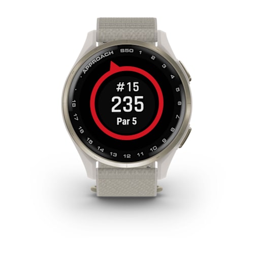 Relógio Garmin Approach ® S50 Dourado e Branco