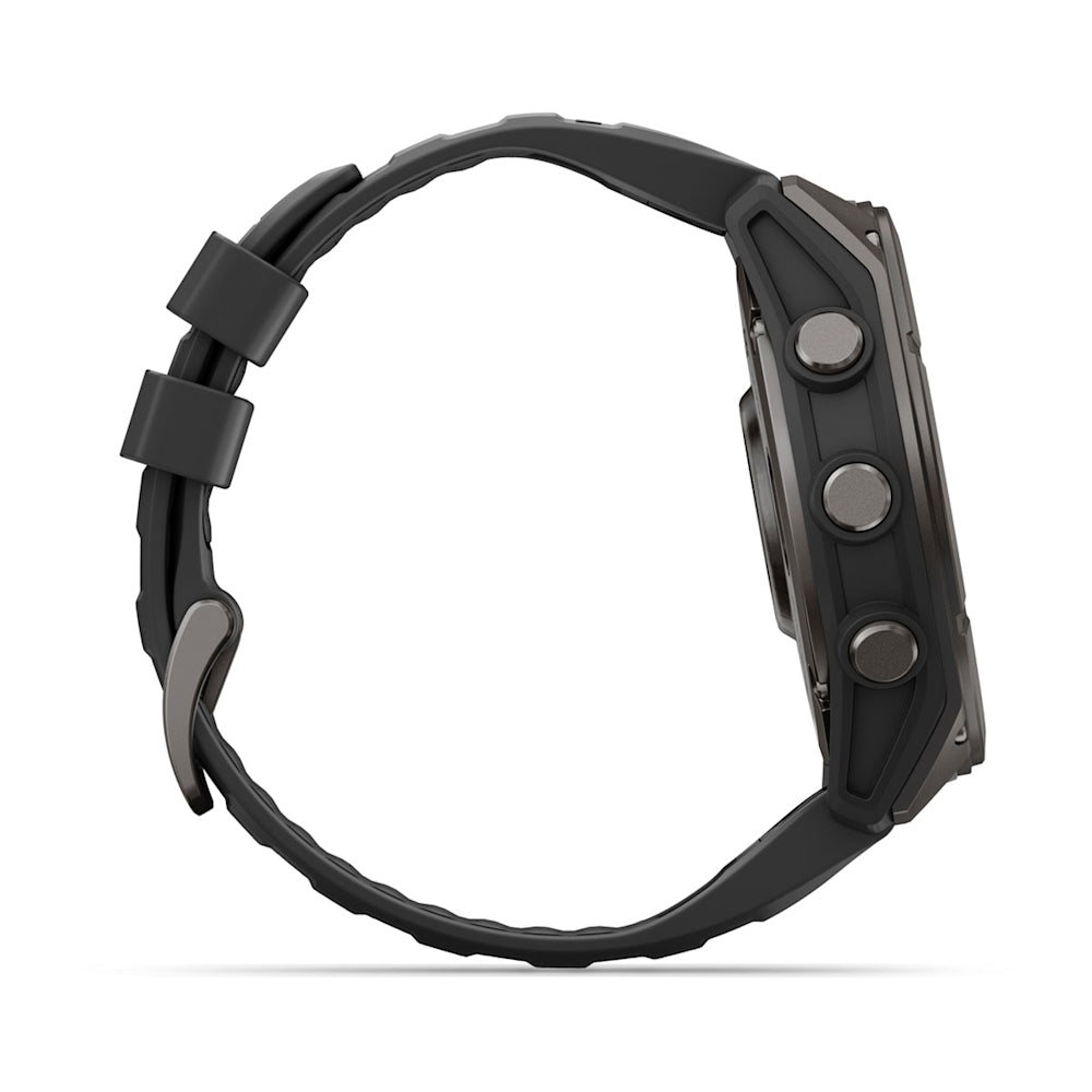 Relógio Garmin fēnix ® 9X Titânio DLC Cinza Carbono e Preto