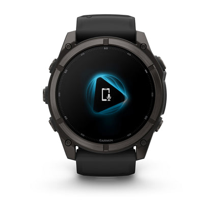 Relógio Garmin fēnix ® 9X Titânio DLC Cinza Carbono e Preto