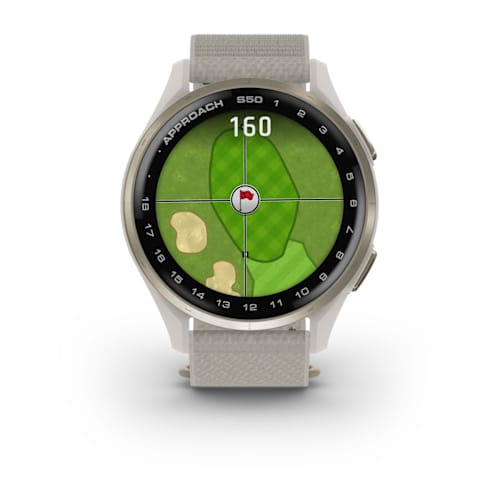Relógio Garmin Approach ® S50 Dourado e Branco