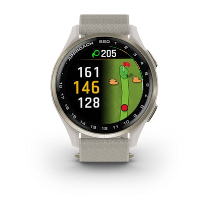 Relógio Garmin Approach ® S50 Dourado e Branco