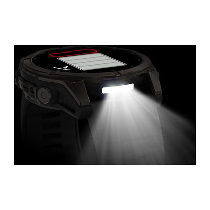 Relógio Garmin fēnix ® 9X Titânio DLC Cinza Carbono e Preto