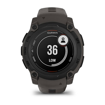 Relógio Garmin Instinct ® E Preto e Grafite - 40 mm
