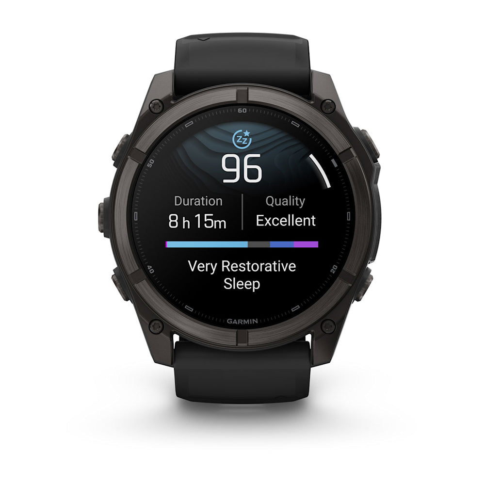 Relógio Garmin fēnix ® 9X Titânio DLC Cinza Carbono e Preto
