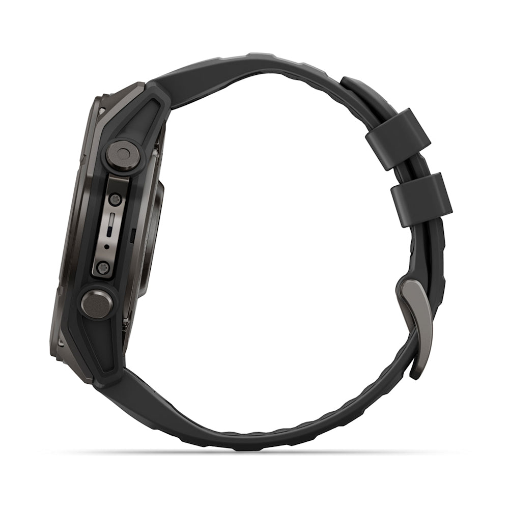 Relógio Garmin fēnix ® 9X Titânio DLC Cinza Carbono e Preto