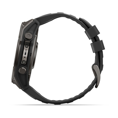 Relógio Garmin fēnix ® 9X Titânio DLC Cinza Carbono e Preto
