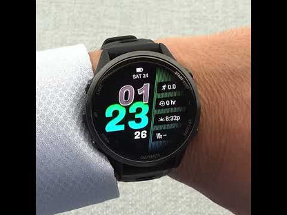 Relógio Garmin Forerunner ® 970 Titânio e Marfim/Amarelo