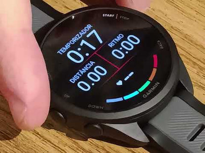 Relógio Garmin Forerunner ® 165 Music Cereja e Lilás