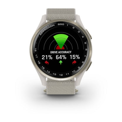 Relógio Garmin Approach ® S50 Dourado e Branco
