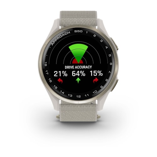 Relógio Garmin Approach ® S50 Dourado e Branco