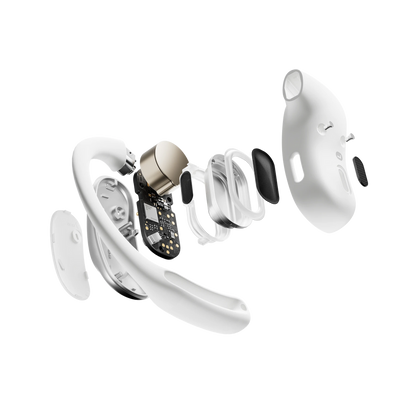 Fone de Ouvido Aberto Shokz OpenFit Air Branco